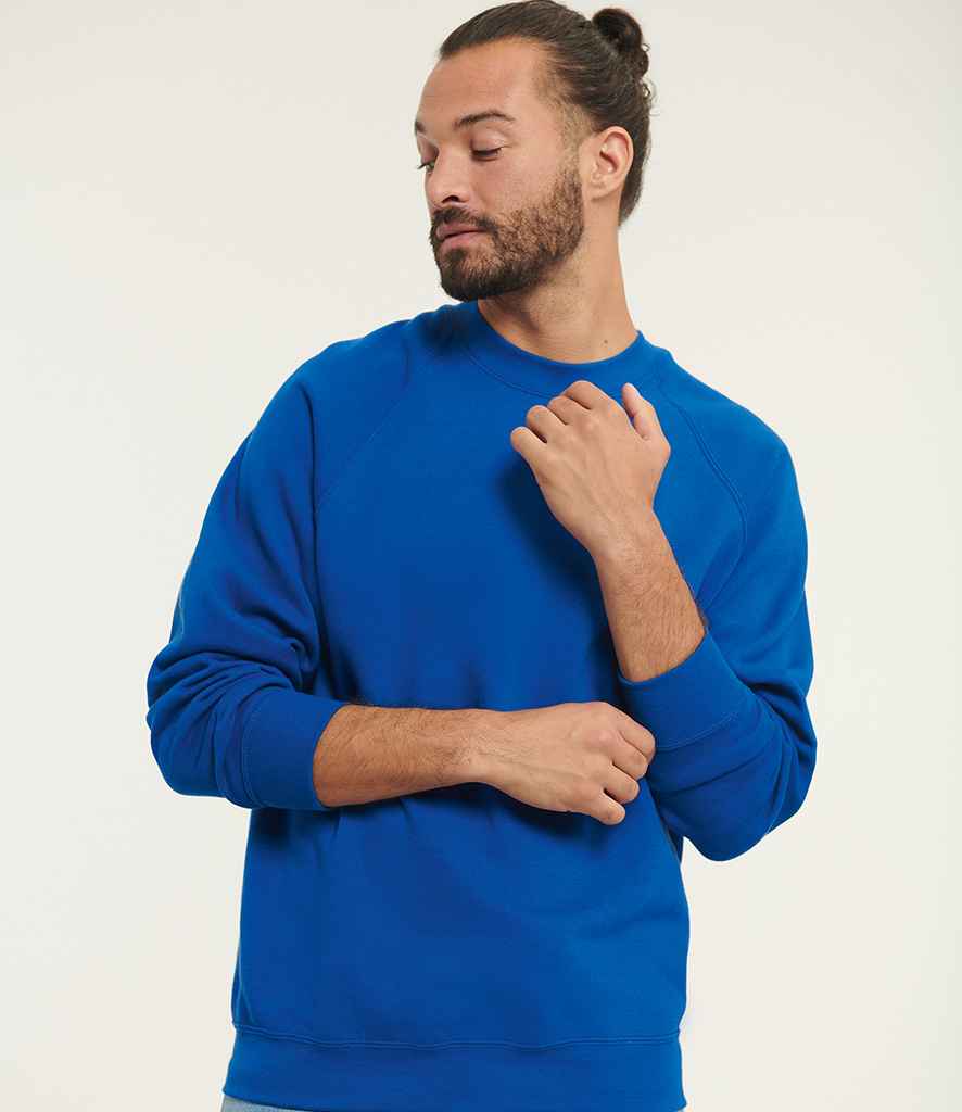 Russell deals raglan sweatshirt